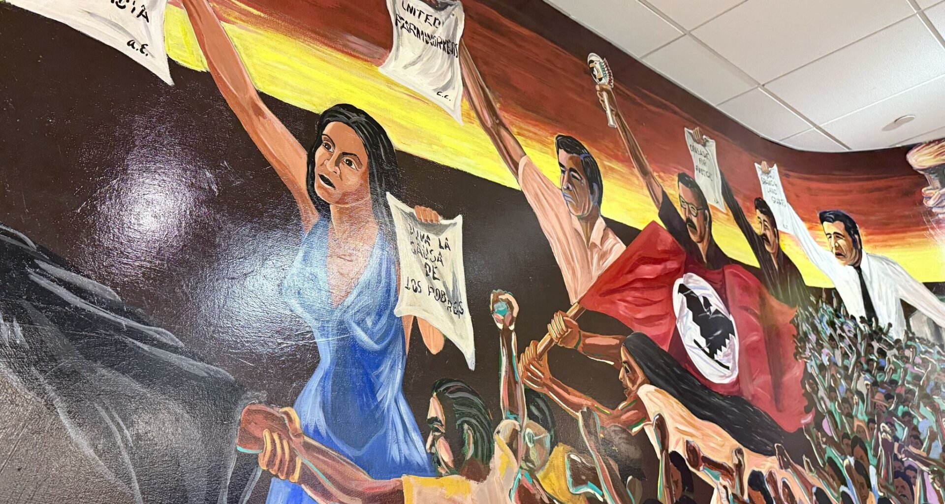 Texas campus weighs future of Cesar Chavez mural