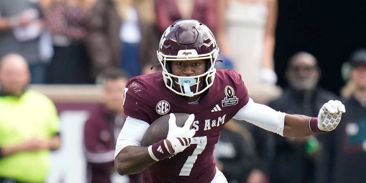 Browns select KC Concepcion wide receiver from Texas A and M with 2nd pick in 1st round