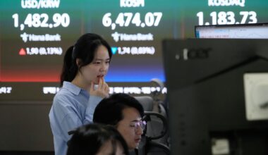 Asian stocks are mixed as the Iran war standoff pushes oil prices higher