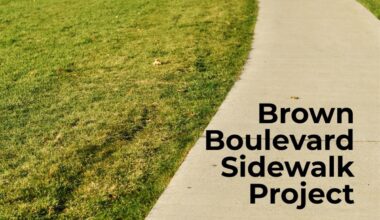 $1.8 million Dollar Sidewalk Improvements on Brown Boulevard