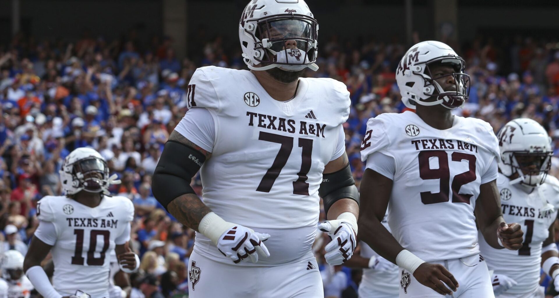 Newly drafted Dallas Cowboys defensive player Malachi Lawrence of UFC and head coach Brian Schottenheimer responded to questions from the media during a press conference at The Star in Frisco, April 24, 2026.