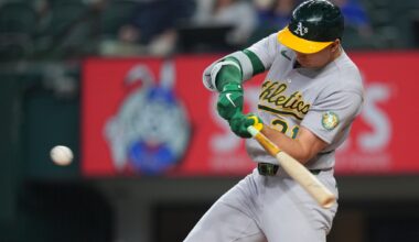 Athletics hit 3 solo homers on 7 pitches off Rangers' Eovaldi in 1st inning en route to 8-1 victory