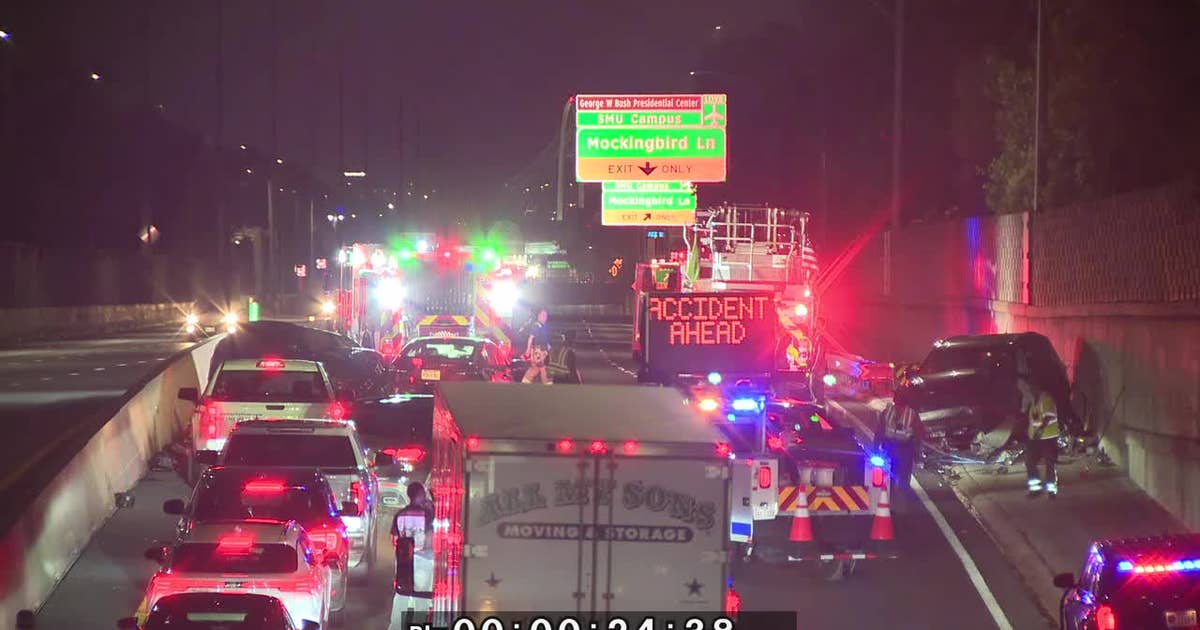 Wrong-Way Crash on Dallas North Tollway: 2 Hospitalized