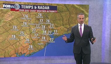 Houston weather: Very warm, humid Monday; rain chances midweek