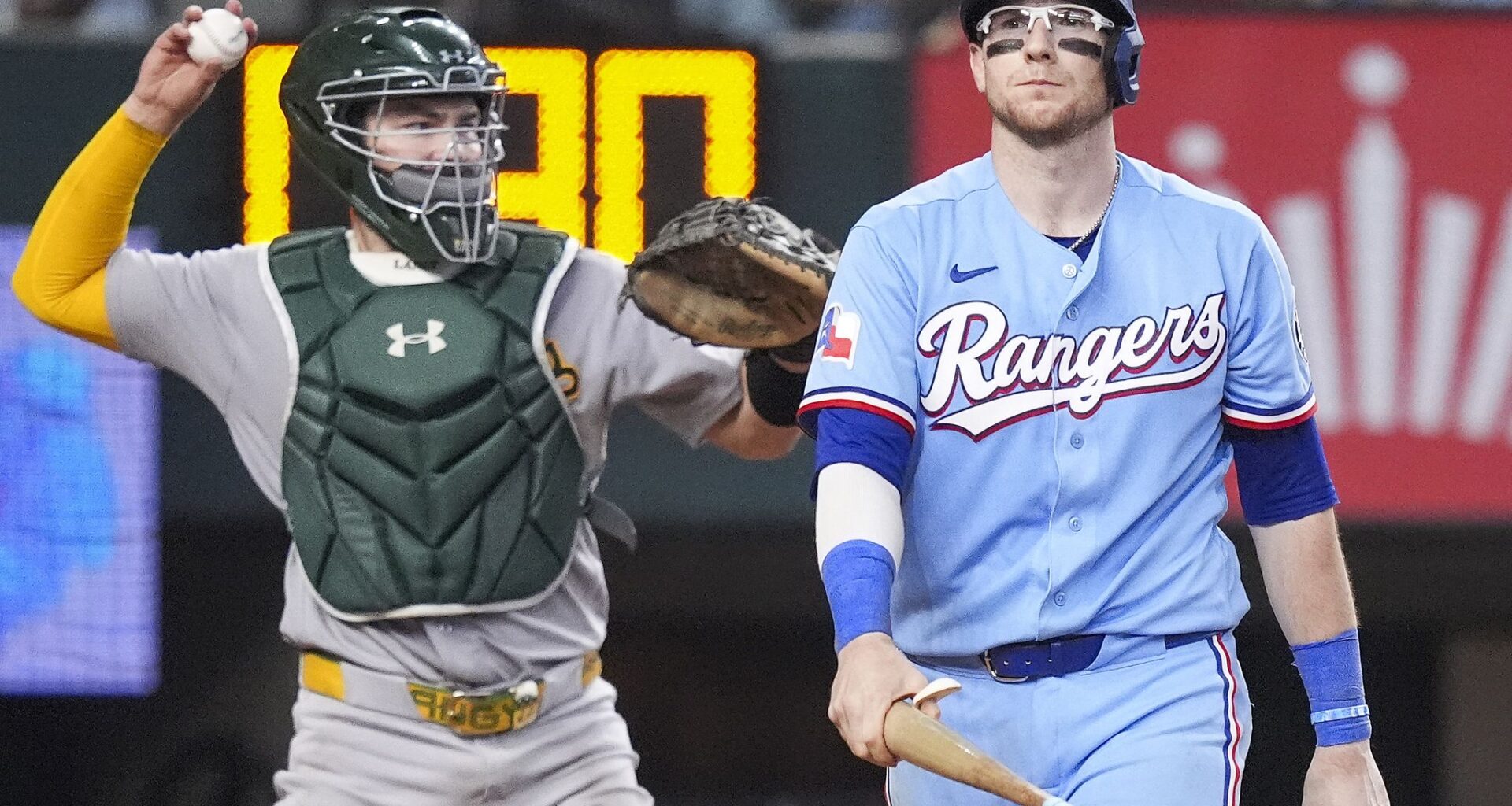 Rangers squander opportunity after opportunity in loss to Athletics