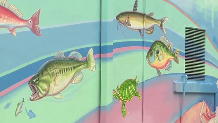 San Antonio Zoo unveils 'Texas waters' mural