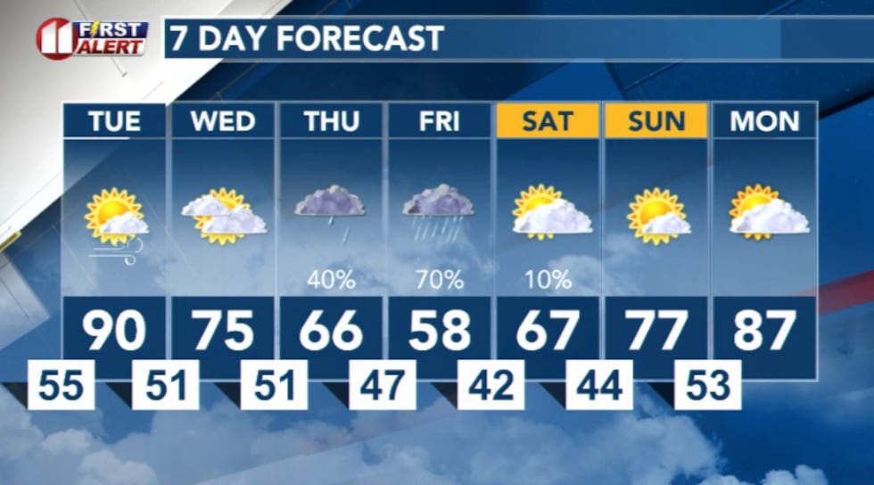 7 Day Forecast