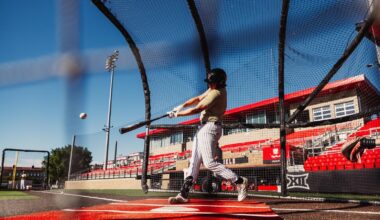 Texas Tech OF Logan Hughes mashes a home run during Tech's Sunday contest against OSU