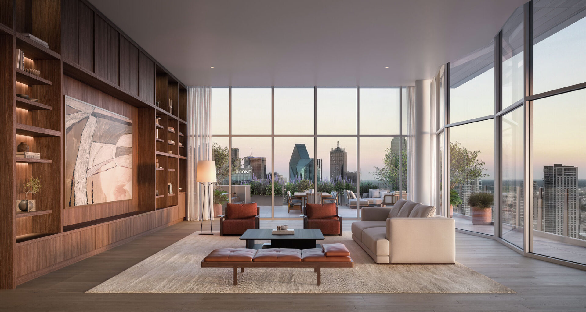 Penthouse preview shows $21 million residence on top of Uptown project