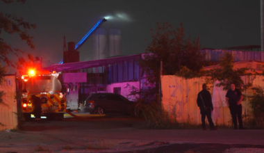Veterans Memorial: Large fire at tire shop facility, water supply tanks requested