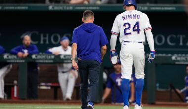 Rangers OF Brandon Nimmo 'not concerned' after early exit vs. Yankees