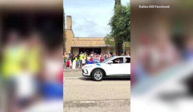 Dallas school crossing guard surprised with new car