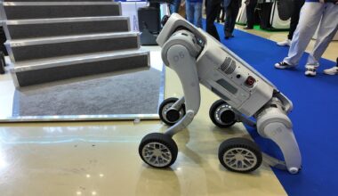 Pudu, a global robotics company based in China, opened a new U.S. headquarters in Richardson in April. Pictured is the quadruped model D5.