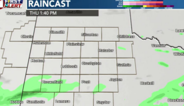 Rain moves in for final days of April