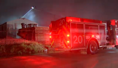 Houston firefighters battling fire at recycling warehouse on Springer Street; no injuries reported