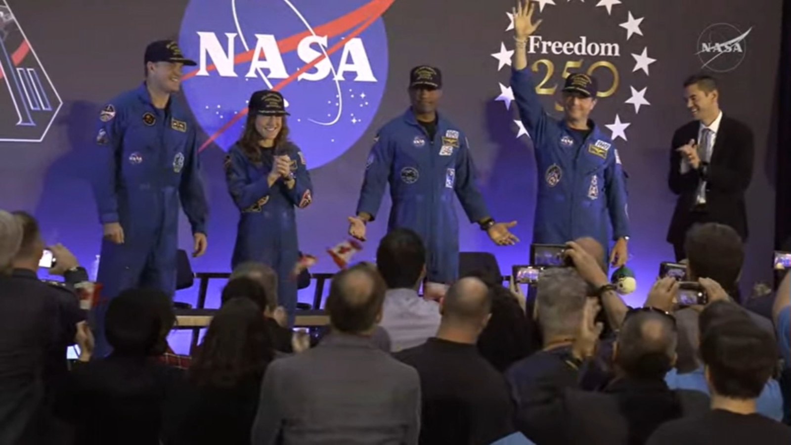 Artemis II's moon-traveling astronauts return to Houston to cheers after record-breaking trip, successful splashdown in Pacific