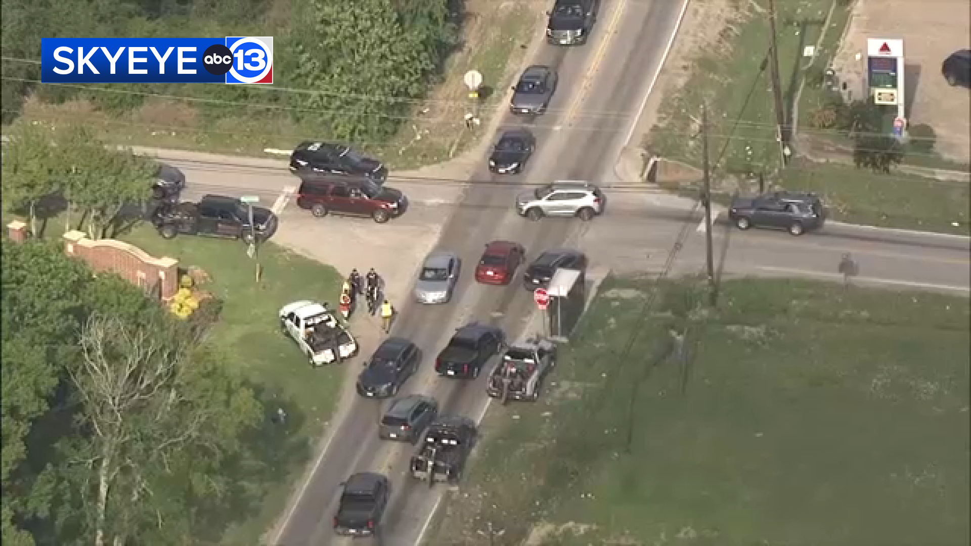 SkyEye was over the end of a police pursuit that ended in southwest Houston. HPD said the chase involved a reported stolen vehicle.