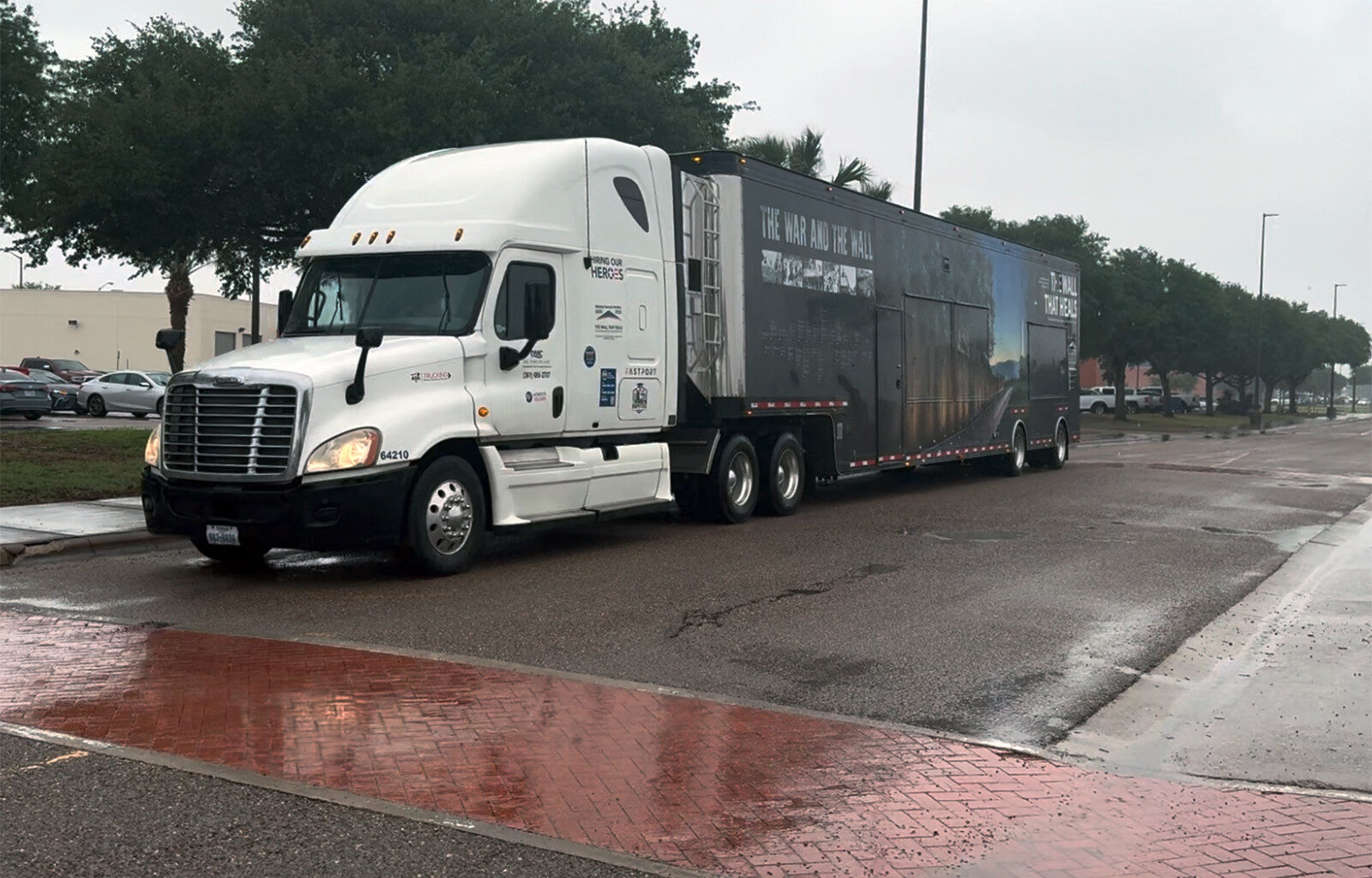 Twice the charm … DMC Transportation Training Services delivered The Wall That Heals from Corpus Christi to next tour stop for second year in a row