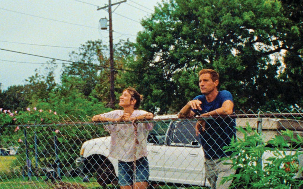 Elizabeth Peña and Chris Cooper in Lone Star.