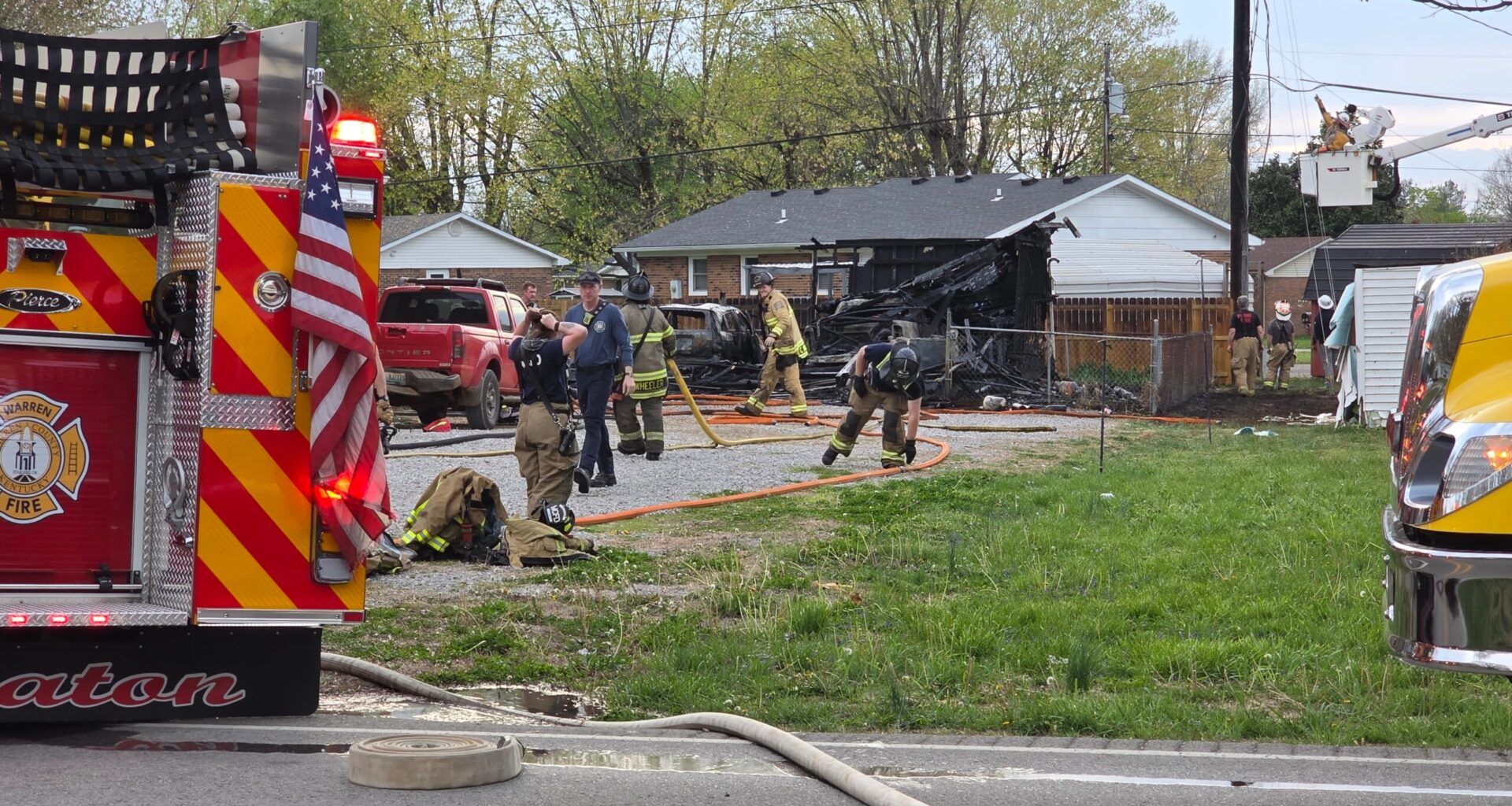 Fire crews, deputies responding to fire on Plano Road