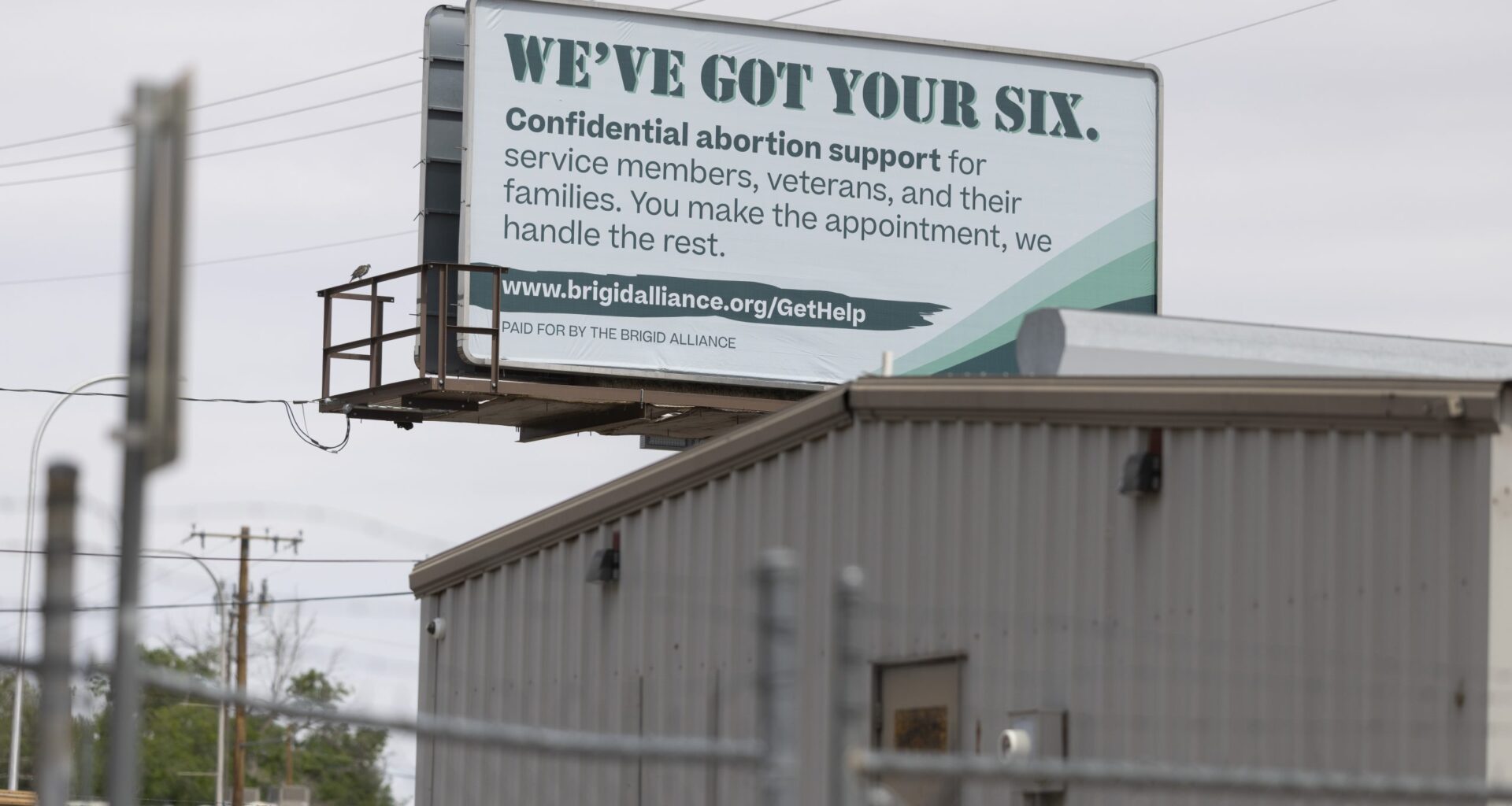 Abortion fund billboard in Las Cruces targets veterans, military families