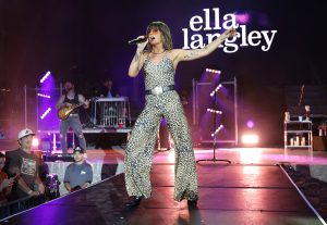 Ella Langley performs at FirstBank Amphitheater on June 19, 2025, in Franklin, Tenn.