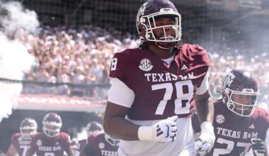 Dametrious Crownover of Texas A&M taken in NFL draft
