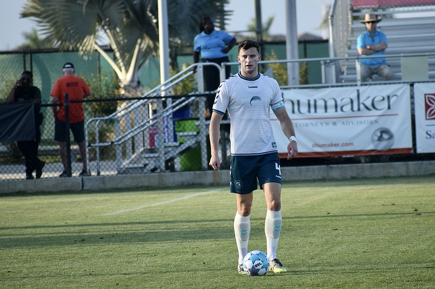 Defender Declan Watters looks up the field for a pass. He's appeared in all seven games, as of April 24, for the Paradise this season. Defender Declan Watters looks up the field for a pass. He's appeared in all seven games, as of April 24, for the Paradise this season.