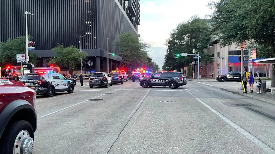 <div>Photo from the scene (Source: Houston Police Department)</div>
