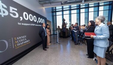 Law firm pledges $5 million to El Paso law school; country sues ICE over records