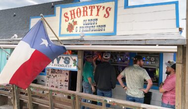 Raise up a glass! - Port Aransas South Jetty