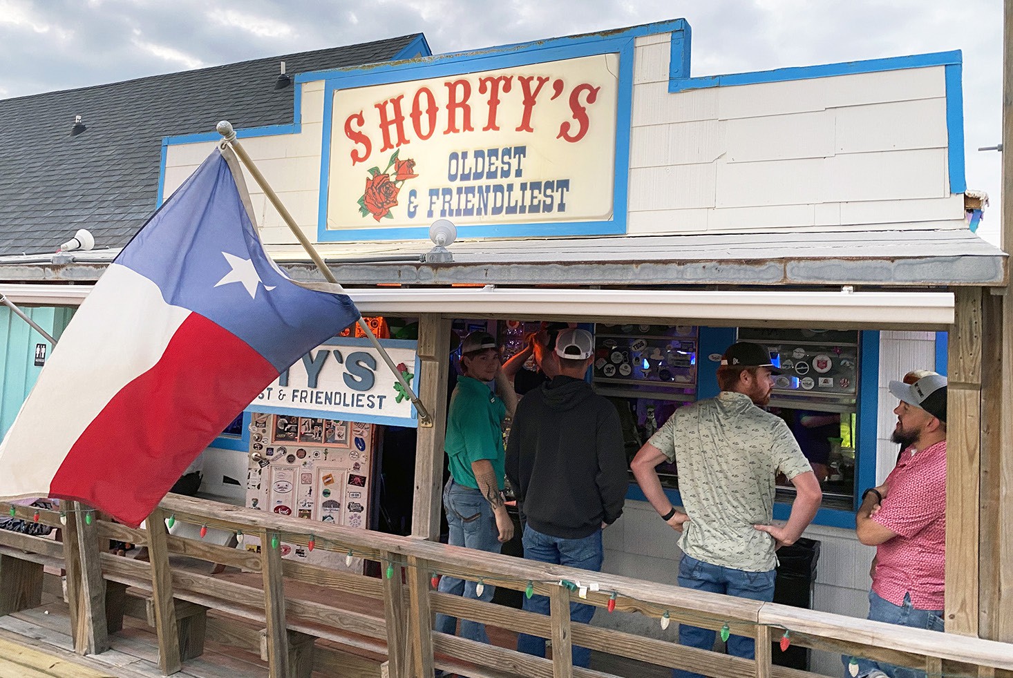 Raise up a glass! - Port Aransas South Jetty