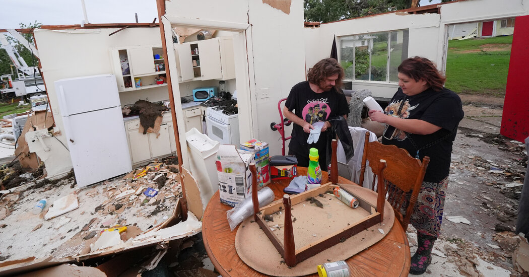 Tornado in North Texas Destroys Several Buildings and Displaces Residents