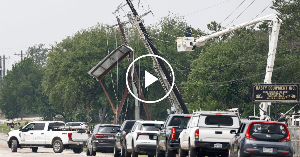 Severe Storm Pummels Texas With Golf Ball-Sized Hail