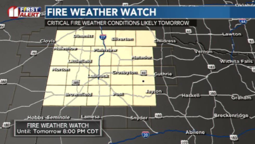 More critical fire weather is expected again Tuesday before a big cooldown arrives for the...