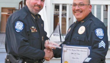 Police officers, employees recognized - Port Aransas South Jetty