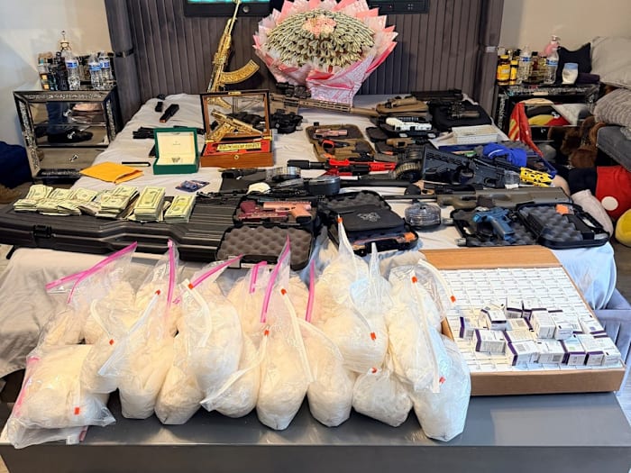 Multi-agency operation seizes 31 firearms, drugs in Houston; 2 arrests made