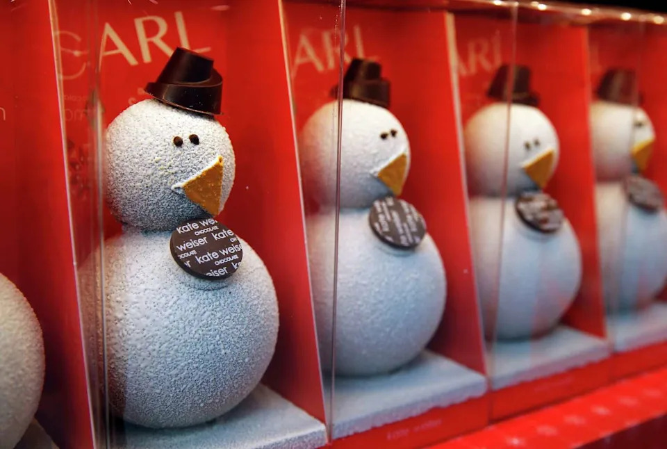 Carl the Snowman first landed on Oprah's Favorite Things list in 2018. A "peppermint snowlady" named Carla, as Weiser described her, landed on Oprah's list in 2025. (Vernon Bryant/Staff Photographer)