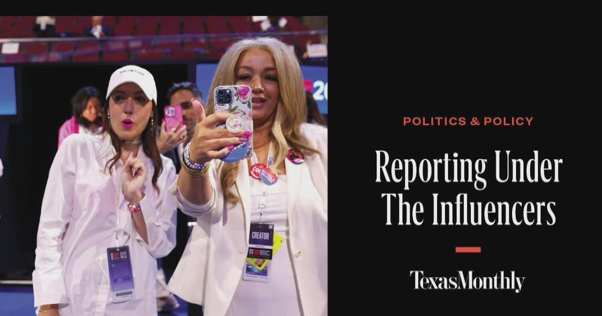 Reporting Under the Influencers | Texas Monthly