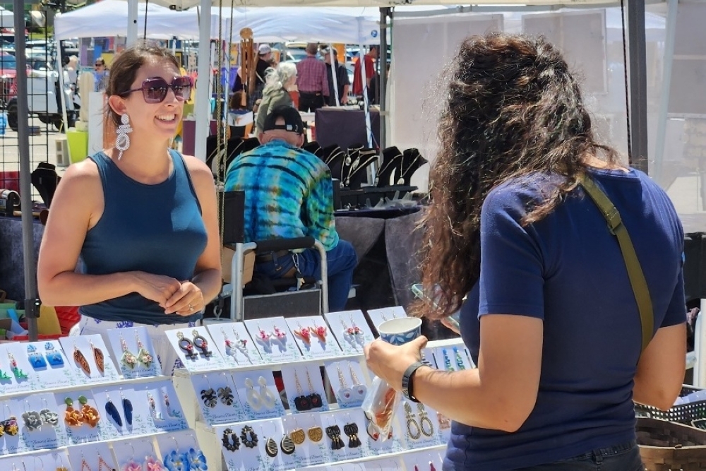The Sunset Valley Artfest will bring over 100 vendors to Toney Burger Stadium on April 25. (Courtesy Sunset Valley Artfest)