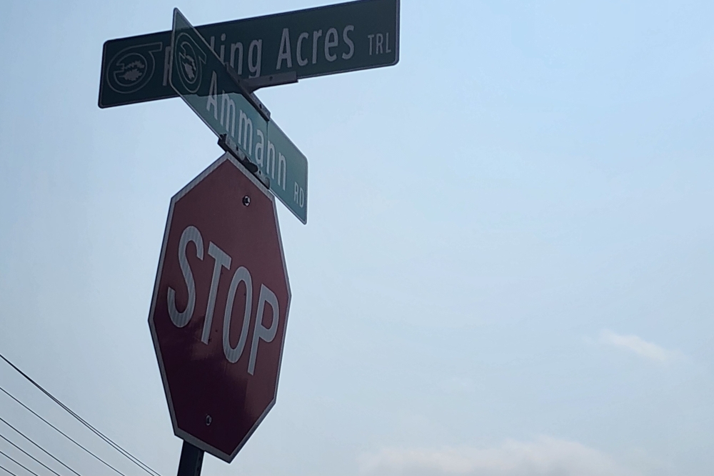 Rolling Acres Trail from Ammann Road to Flagstone Hill Drive is planned for reconstruction in 2028. (Jarrett Whitener/Community Impact)