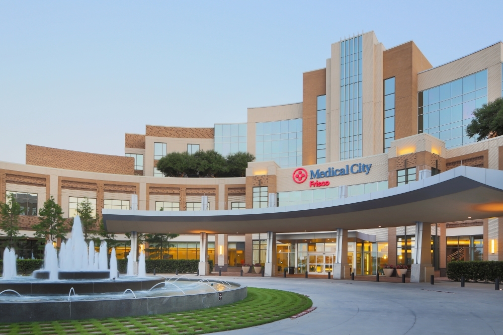 the exterior of a hospital