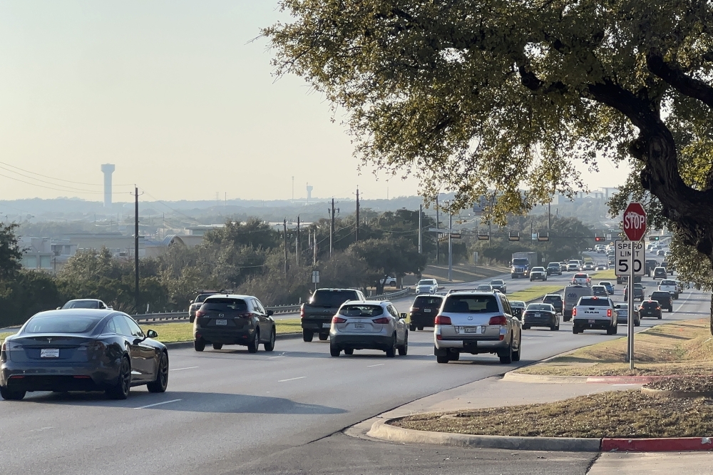 cars driving on Hwy. 71