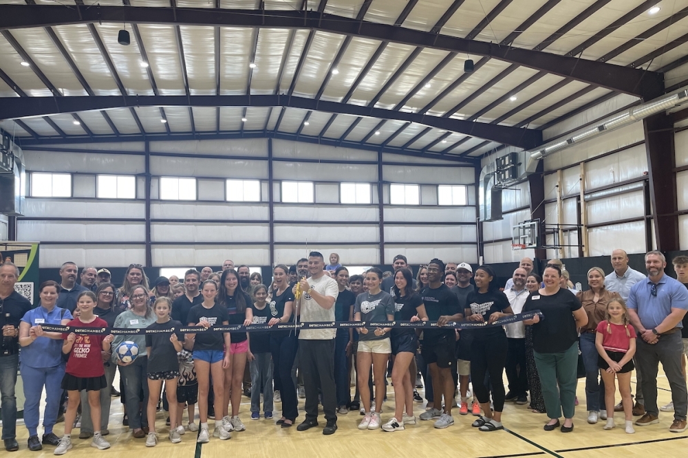 The Dripping Springs Sports Club and the Dripping Springs Chamber of Commerce hosted a ribbon-cutting ceremony on April 2. (Sienna Wight/Community Impact)