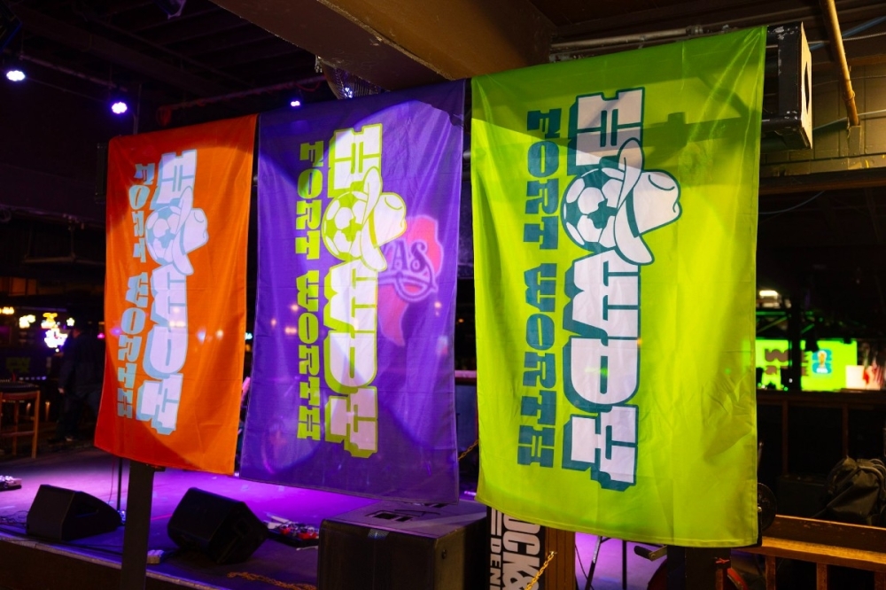 Fort Worth World Cup Soccer flags