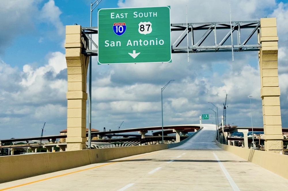 All ramps of the I-10 and Loop 1604 interchange are open, with TxDOT working on final improvements for the roadway. (Courtesy Texas Department of Transportation)