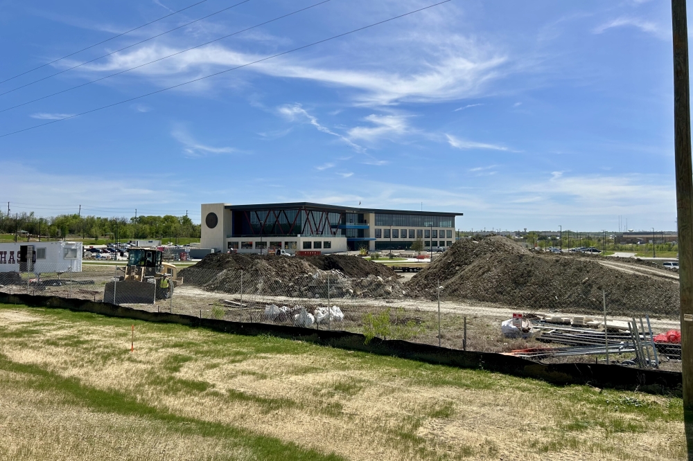 Williamson County officials purchased land for the future Justice Complex near several existing county buildings on SE Inner Loop, including the upcoming Administration Building. (Gracie Warhurst/Community Impact)