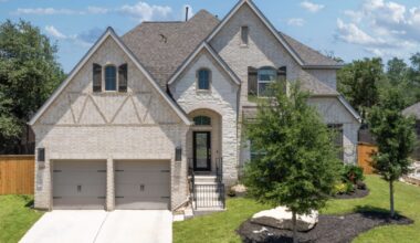 Homes in Georgetown's 78633 ZIP code, such as this one in the Lakeside neighborhood, saw the largest decline in median sales price year over year in February. (Courtesy Unlock MLS)