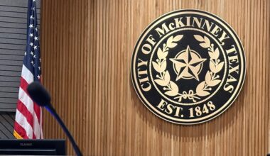 McKinney City Council meets in the council chambers of McKinney City Hall located at 401 E. Virginia St. (Colby Farr/Community Impact)