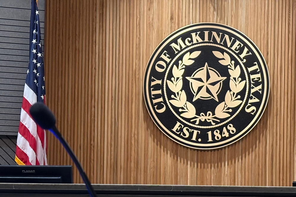 McKinney City Council meets in the council chambers of McKinney City Hall located at 401 E. Virginia St. (Colby Farr/Community Impact)
